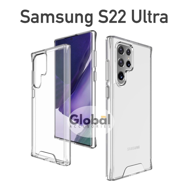 S22 Ultra Soft Case Samsung S22 Ultra Crystal Case Premium Protection Cassing Crystal Samsung S22 Ul