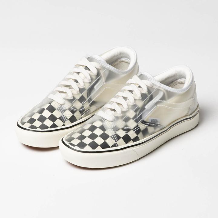 vans old skool checkerboard slip on