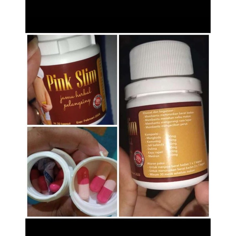 Jamu Herbal Pelangsing Pink Slim