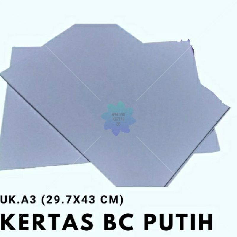 

[50 Lembar]KertasBc/Putih/UkA3/KertasGambar