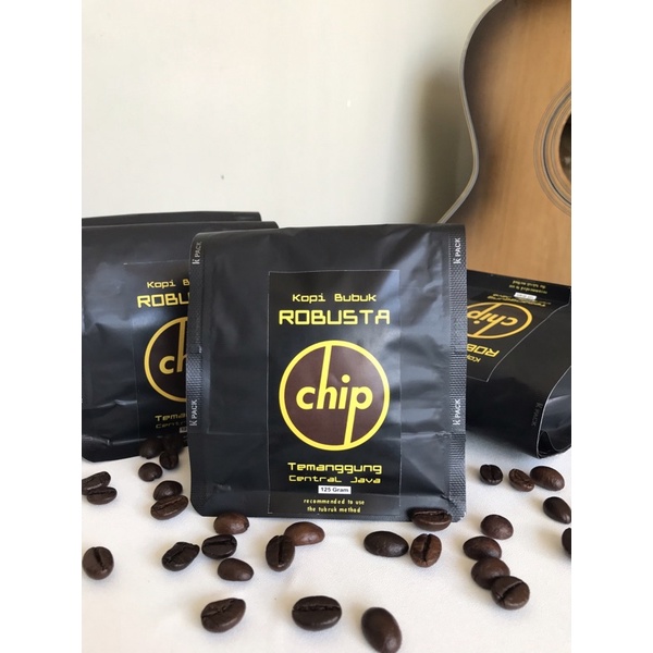 

Kopi Bubuk Robusta Chip 125 Gram