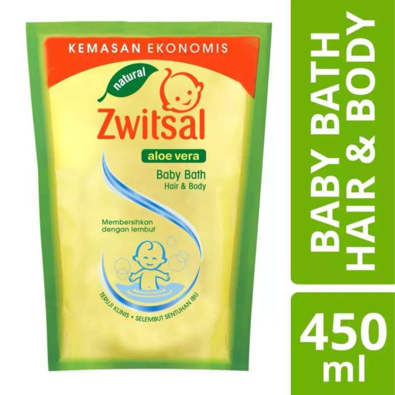 Zwitsal Natural Baby Bath Hair &amp; Body Twin Pack]