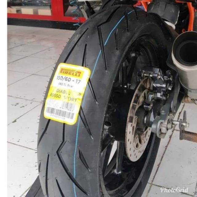 Ban Pirelli Diablo Rosso Sports 150/60 Ring 17 For MOGE NINJA R25 Supermoto