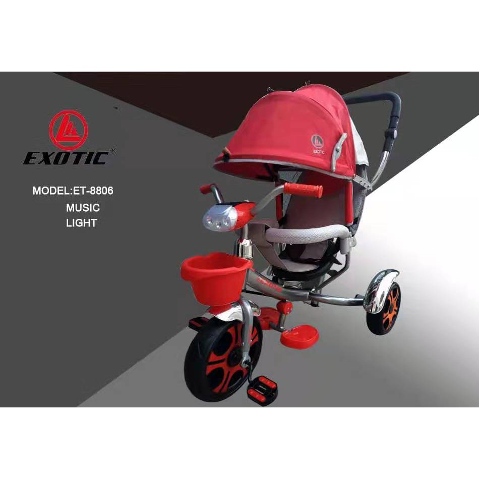  SEPEDA  ANAK  RODA 3 TRICYCLE  KANOPI  SHINCAN BABY STROLLER 