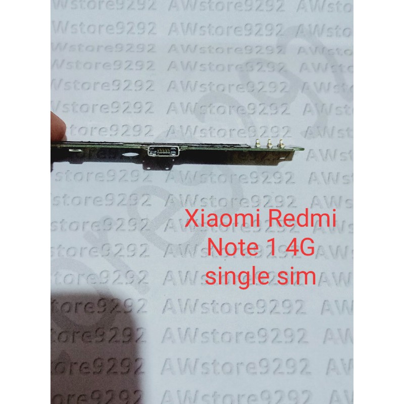 Flexible fleksibel Konektor Charger Xiaomi Redmi Note 1 4G Single Sim