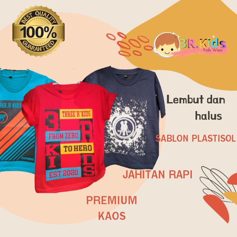 Kaos distro anak laki-laki 3R Kids