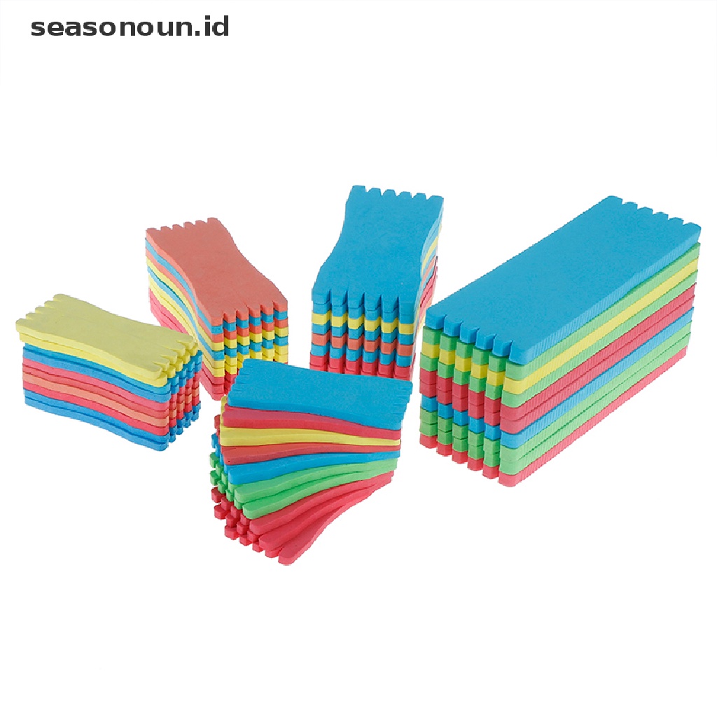 (Seasonoun) 10pcs Papan Penggulung Senar Pancing Bahan Busa Eva