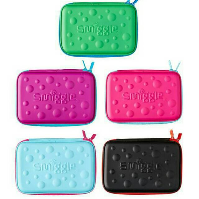 

Hardtop pensil case (Set) with funky bubble design