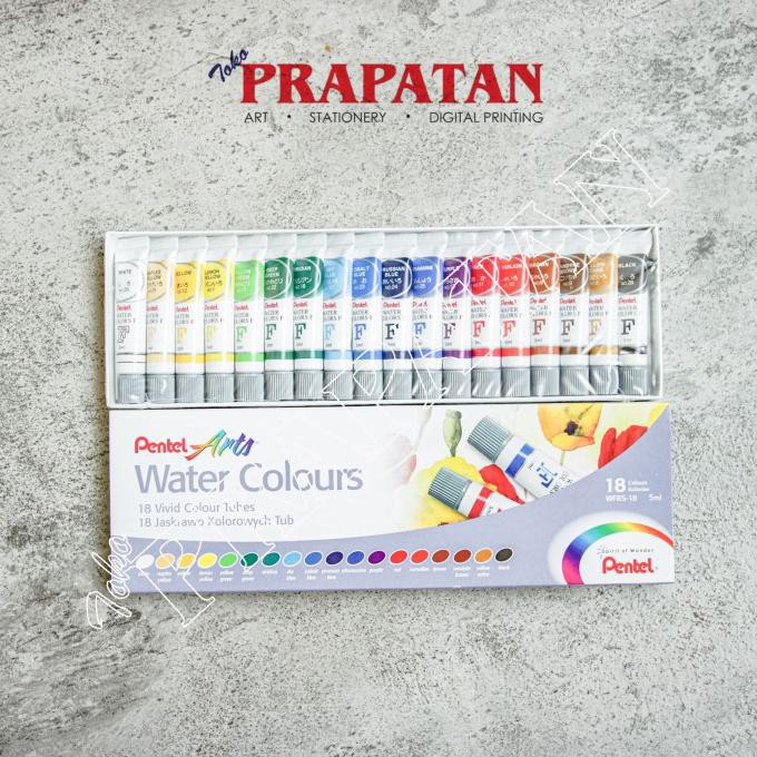 

Terbaru! Pentel Watercolor / Cat Air Pentel 18 Warna Murah