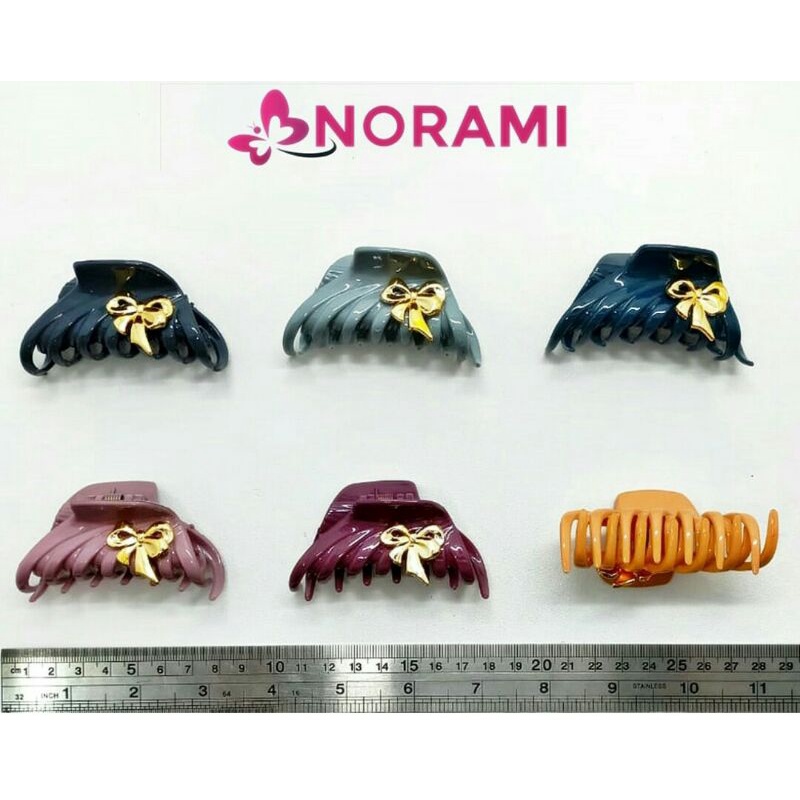 jepit rambut motif pita