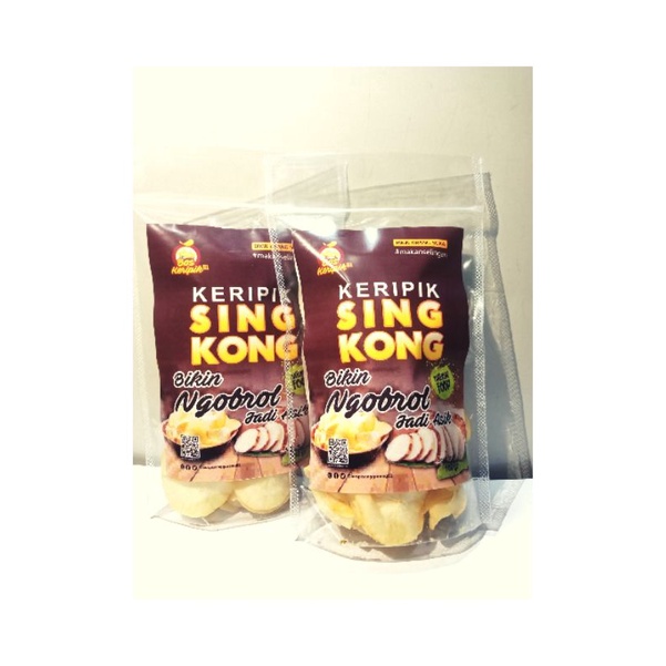 

KERIPIK SINGKONG/SERIPING SINGKONG Makanan Ringan Cemilan sehat BOS KERIPIK81