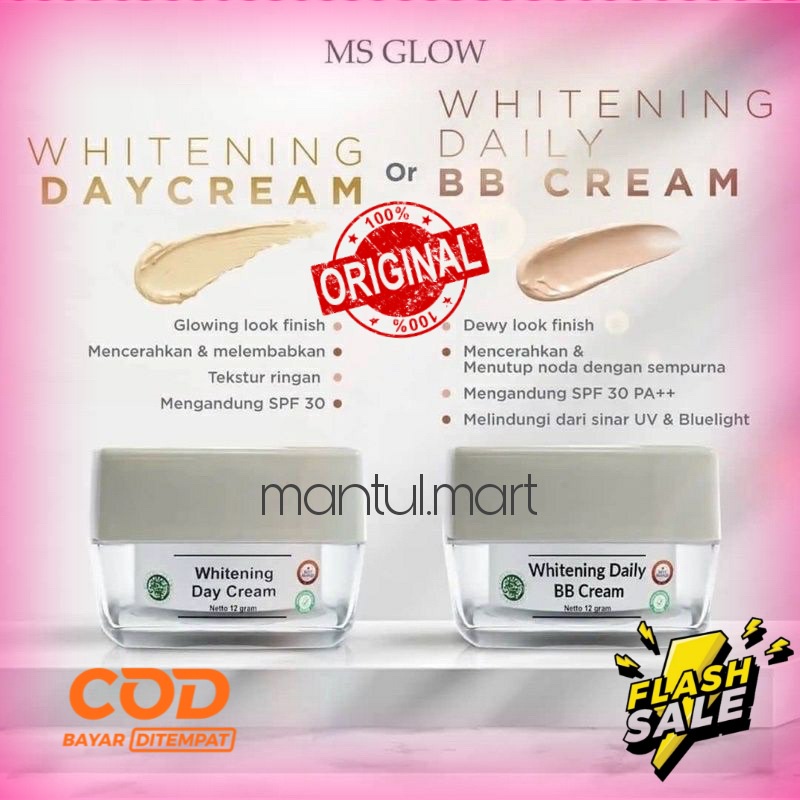 Day cream ms glow Daily BB cream ms glow Cica BB cream Acne BB cream ms glow