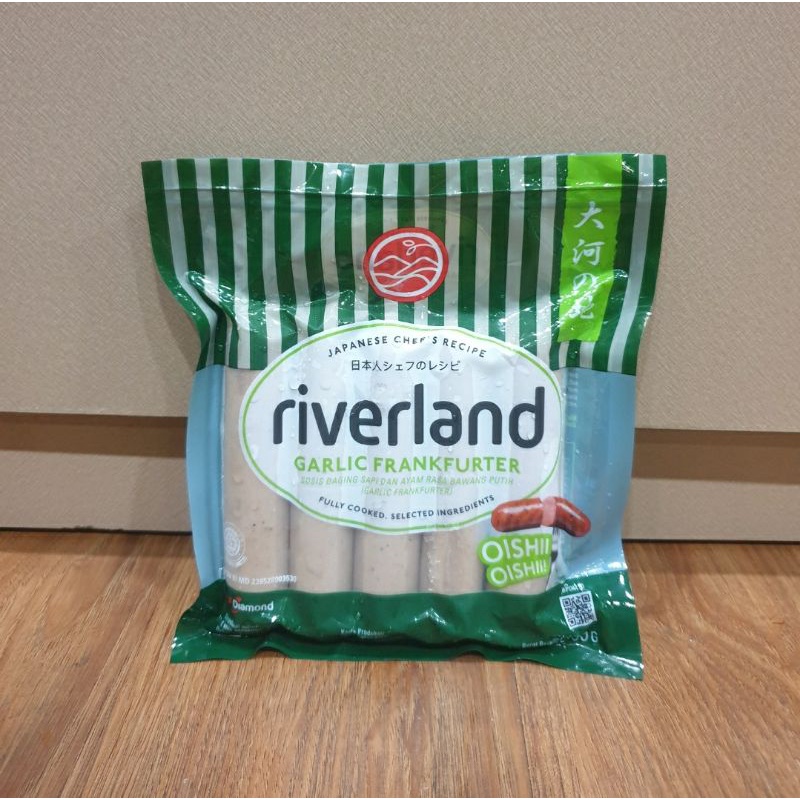 

Riverland Garlic Frankfurter Sausage Sosis Bawang Putih Ala Jepang