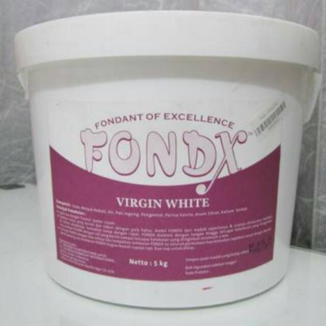 Fondant putih Fondx Donica 250 gram Gula Dekorasi Icing Sugar Hiasan Cake Kue Ultah Wedding Anniversary