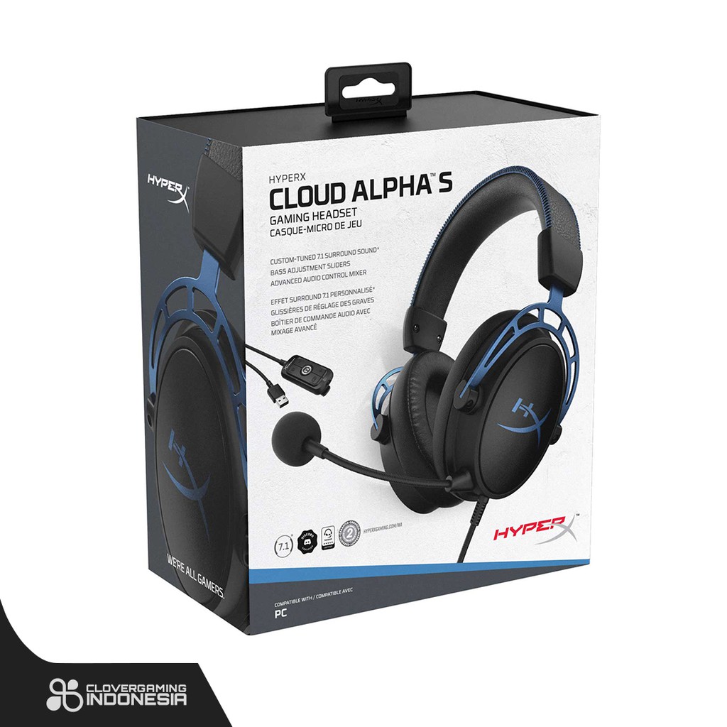 HyperX Cloud Alpha S 7.1 Surround Sound - Gaming Headset