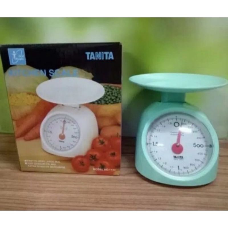 TIMBANGAN MANUAL TANITA 1122 (BIRU MUDA) TIMBANGAN DAPUR / KUE 2KG ORIGINAL