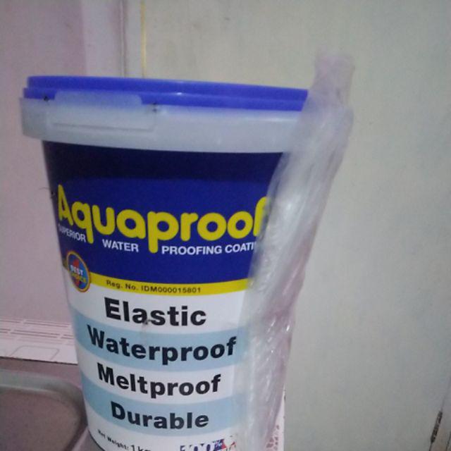 Aquaproof 1 Kg Cat Tembok Anti Bocor Tahan Air Waterproofing Free Serat Fiber
