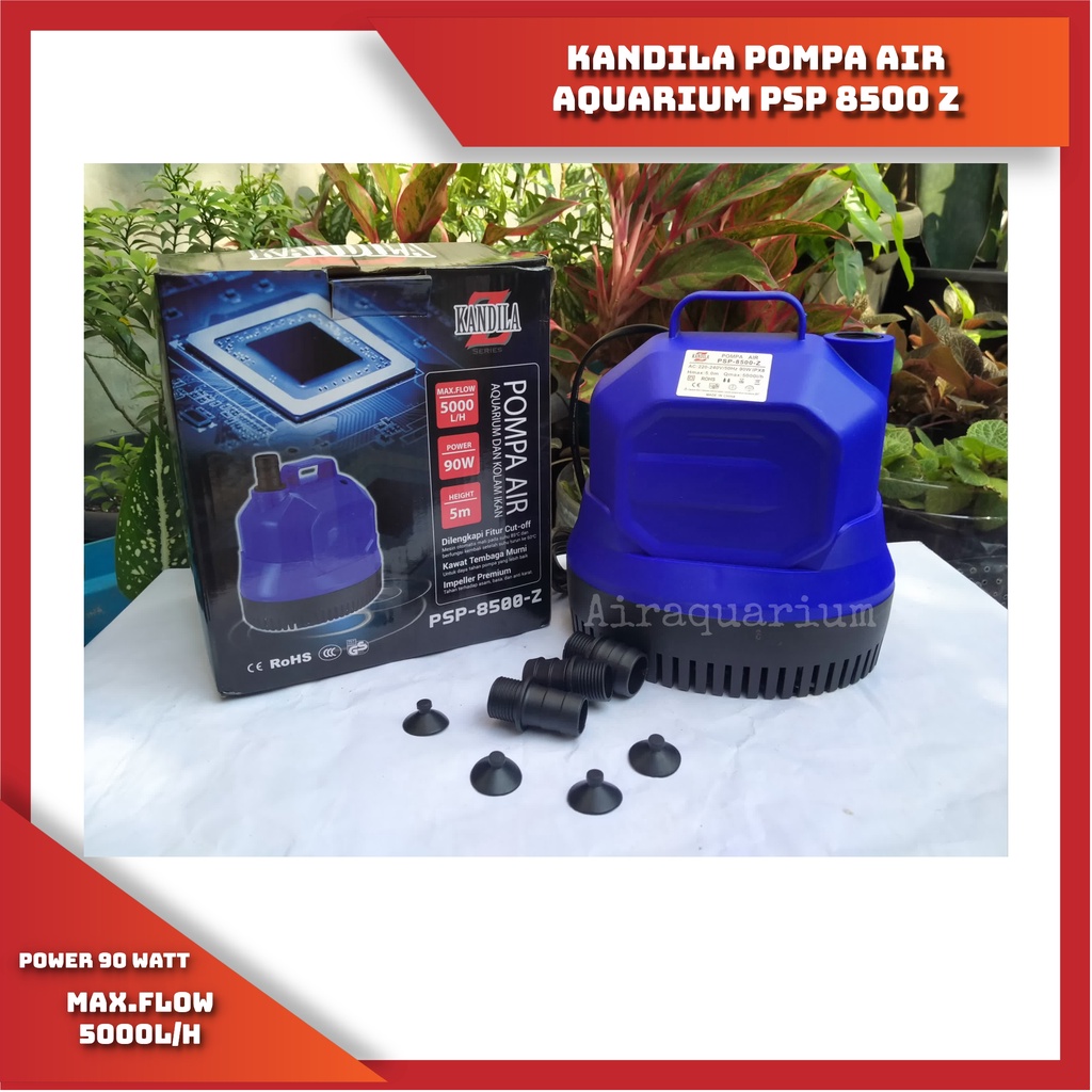 POMPA AIR CELUP KOLAM IKAN AQUARIUM KANDILA PSP 8500 Z 5000 LITER