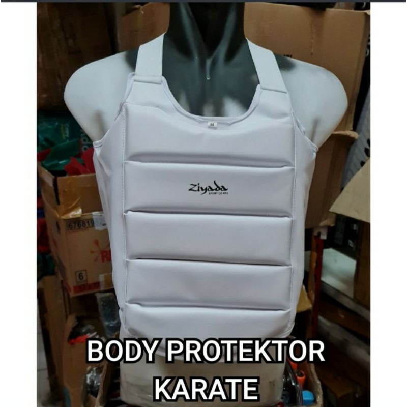 BODY PROTECTOR KARATE PELINDUNG DADA KARATE - M