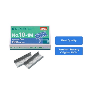 

Max Isi ulang staples 10-1M / Bisa untuk semua stapler kecil