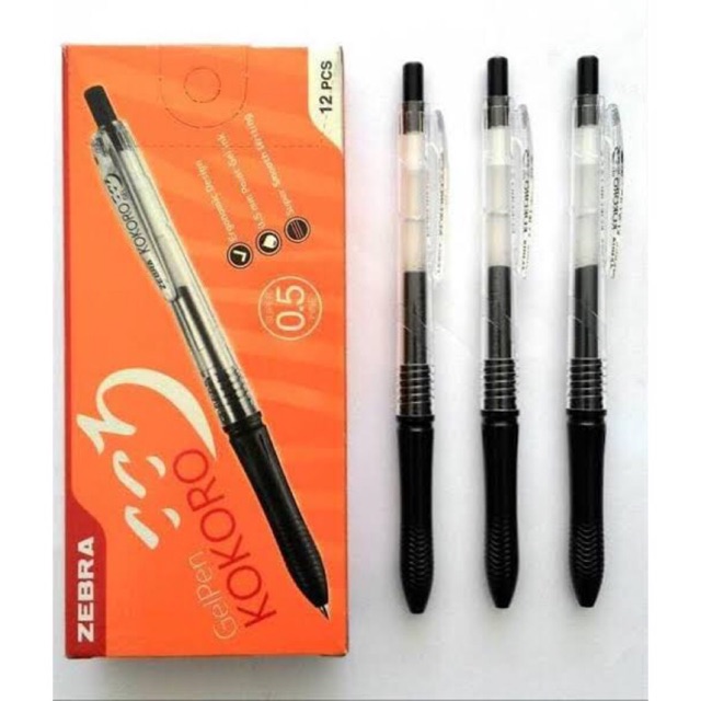 Zebra Kokoro Gel Pen 0.5 Black / Blue Black / Color / Sweet