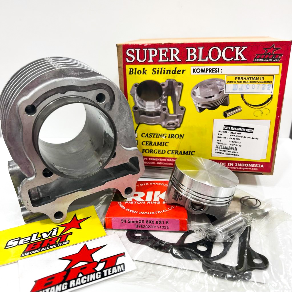 Jual Blok Cast Iron Brt Beat Pop F Injeksi Street Scoopy Esp Stylish Boreup Cc