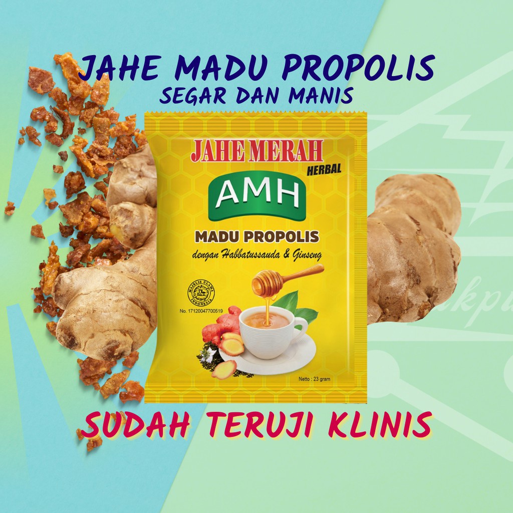Jahe Merah Herbal AMH Madu Propolis