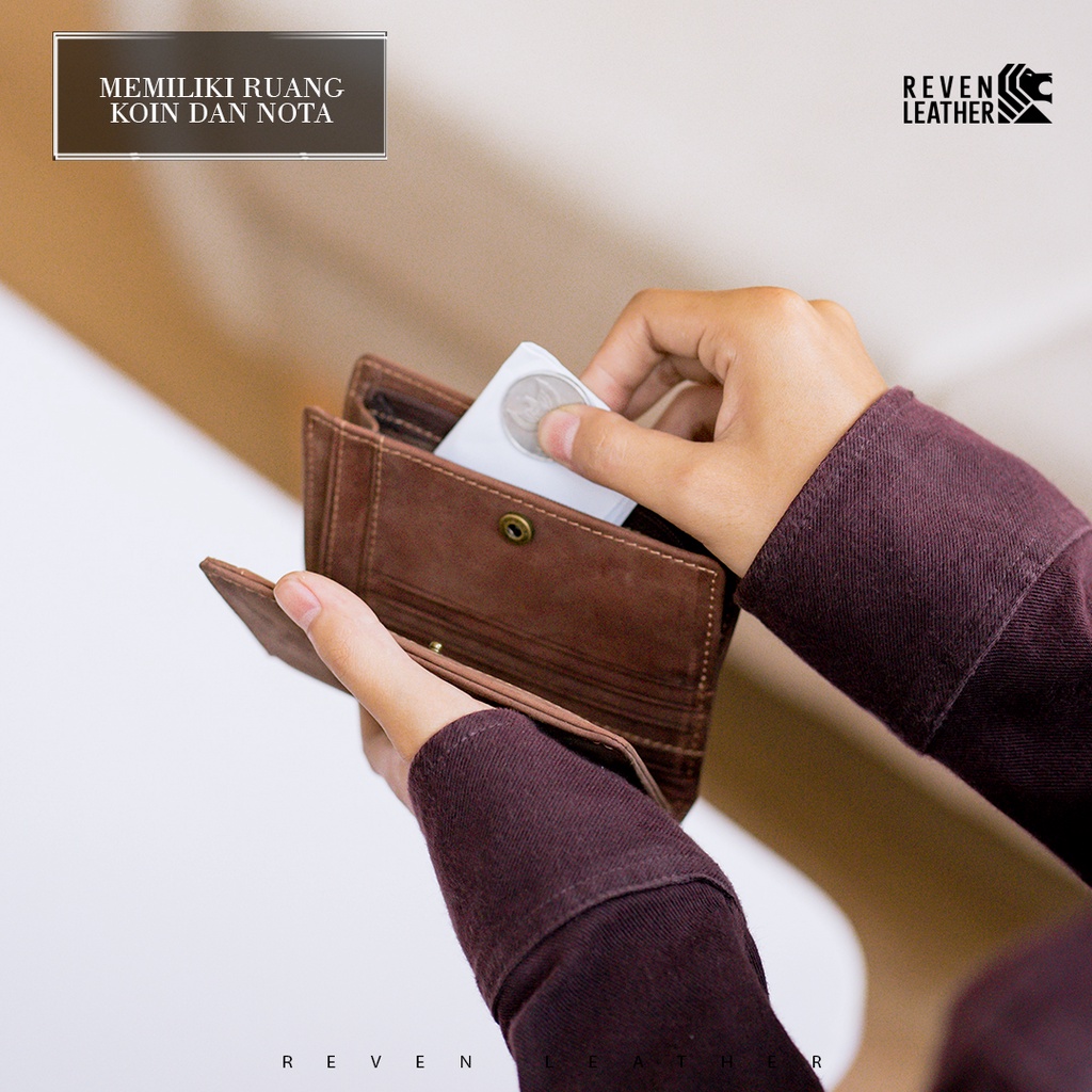 Dompet Kulit Dompet Pria Premium Wallet Kulit Sapi Asli Fashion Pria Cowok Original Murah Branded