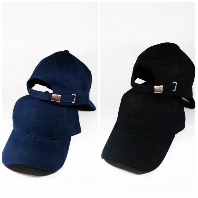 Topi Polos Topi Polos Hitam Topi Polos pria Topi Baseball polos Topi putih