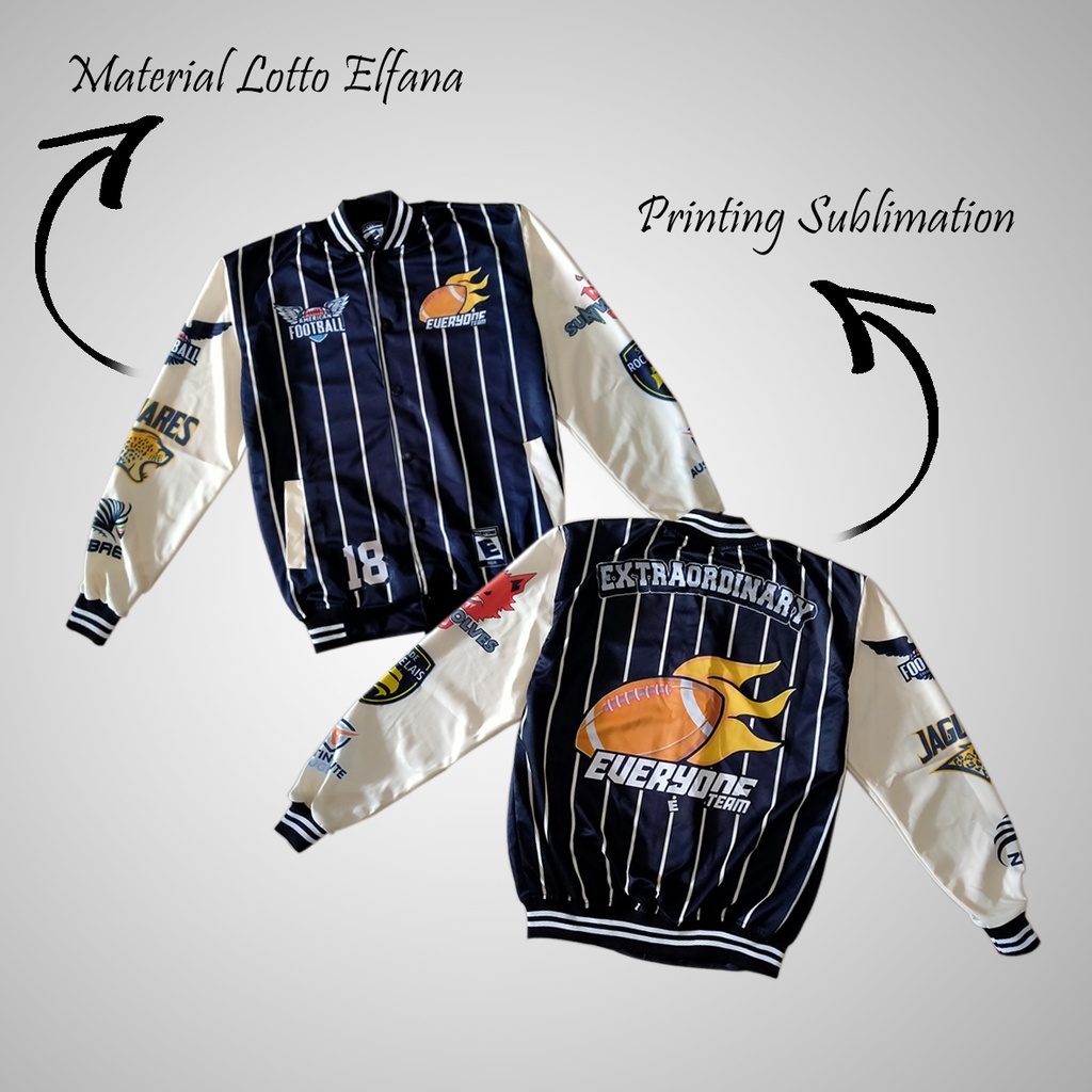 LENS/JAKET BOMBER PRIA/JAKET BOMBER BISBOL/ BASEBALL/ BOMBER SUKAJAN/JAKET BOMBER MURAYAMA/MURAYAMA/HIGH AND LOW/ JAKET ORIGINAL JEPANG/ JAKET KASUAL-Ordinary