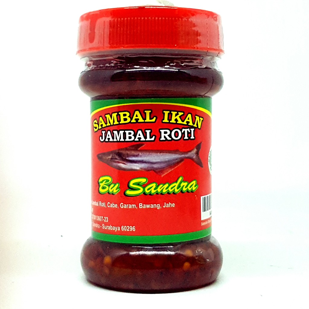 

BU SANDRA SAMBAL IKAN JAMBAL ROTI 150gr | SAMBEL ASIN ASLI KHAS SURABAYA PEDAS PEDES CABE