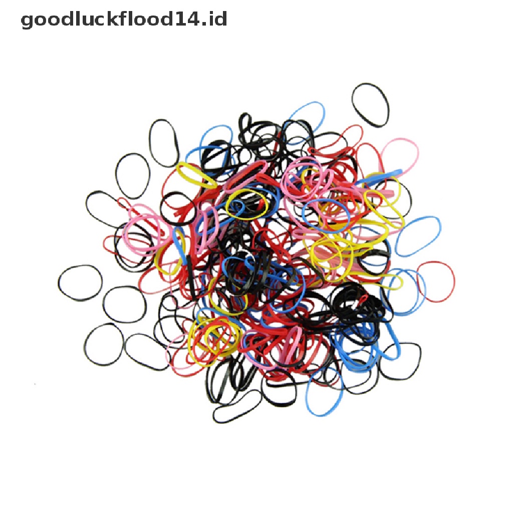 [OOID] Women Girls Rubber Hairband Rope Ponytail Holder Elastic Hair Band Ties Braids ID