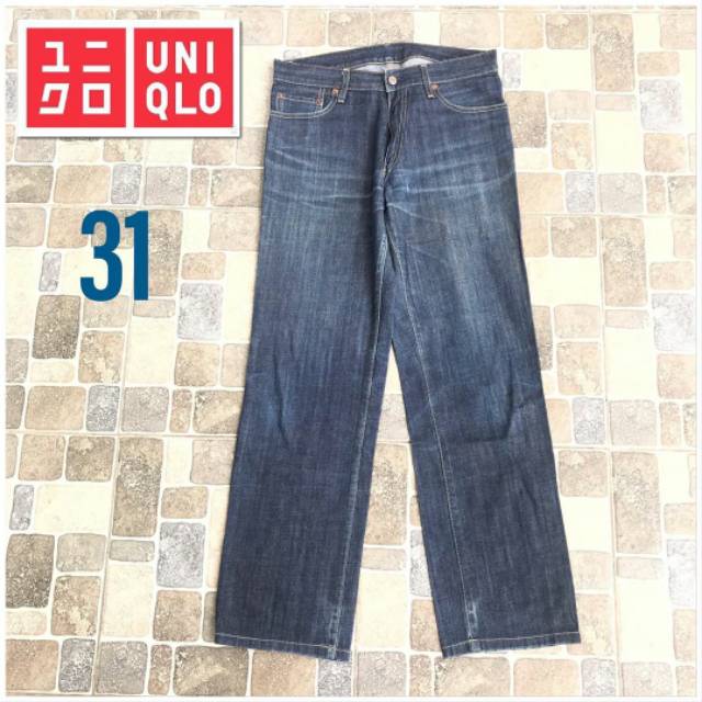  Celana  Panjang  Jeans Uniqlo  2ME26 Original Bekas Second 
