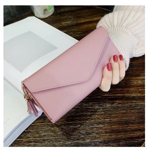 DOMPET PANJANG WANITA 8802 IMPORT TRENDY MURAH | FADHILAH SHOP BJB