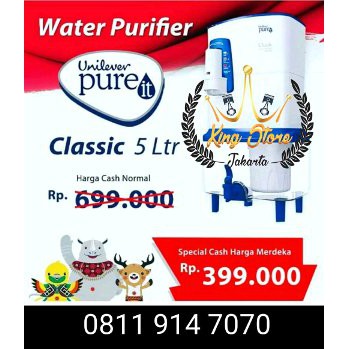 pure it classic 5 liter unilever water purifier murah  Murah