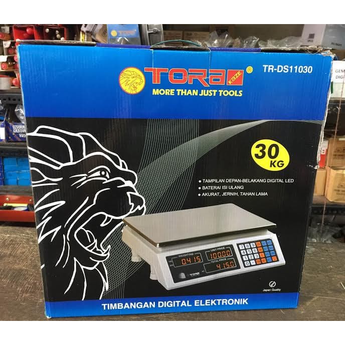 timbangan duduk digital tora 30 kg / timbangan digital