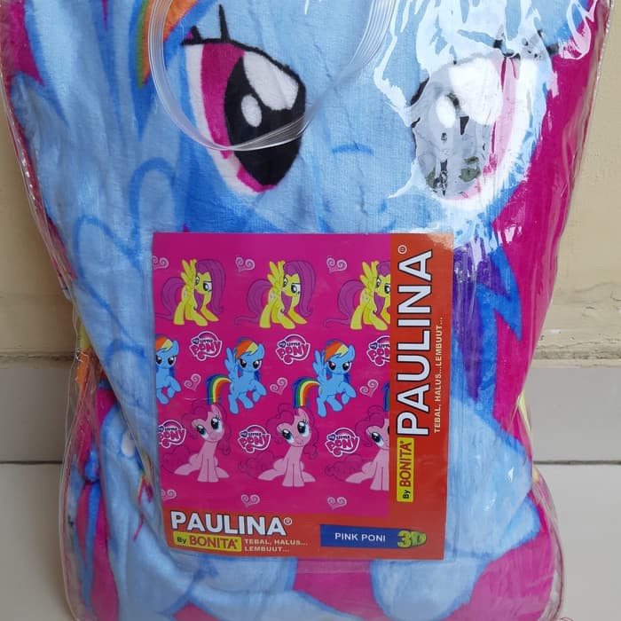 Selimut Kuda poni - Selimut tidur - Selimut Pink Poni