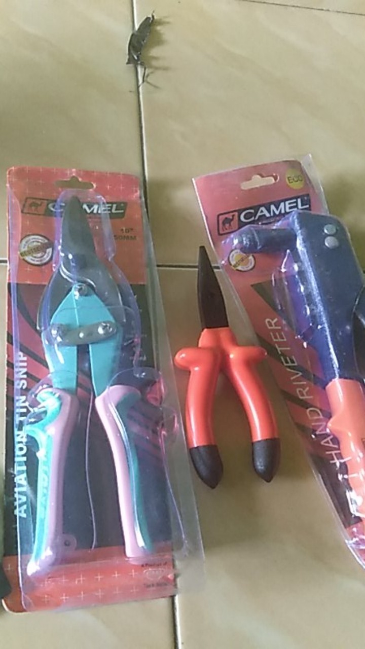 Camel Gunting Holo 10 Hollow Seng Baja Ringan Aviation Tin Snip