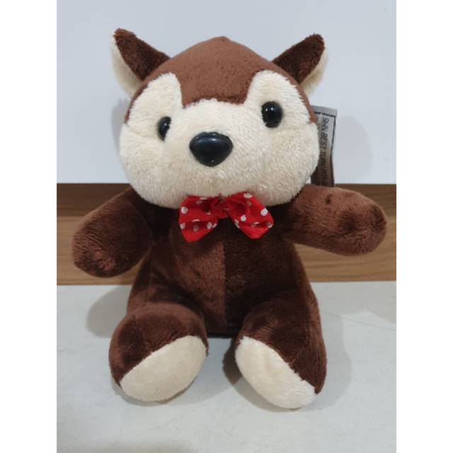 Boneka Anjing Coklat