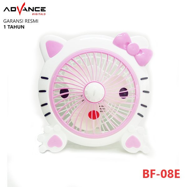 Kipas Karakter / Kipas duduk / Deskfan Advance BF-08E Hello Kitty