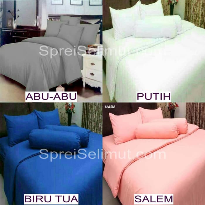 Promo Bedcover Kintakun D Luxe Murah L7n B9h6 Polos Tanpa Sprei Set Rosewell Uk Single Shopee Indonesia