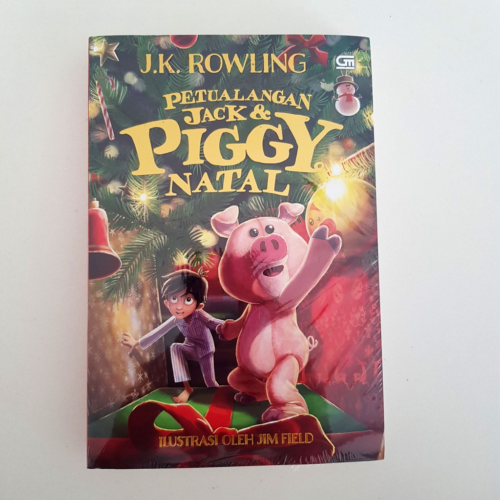Buku Novel Anak Sekolah SMP dan SMA - Gramedia Original - Petualangan Jack & Piggy Natal JK Rowling 