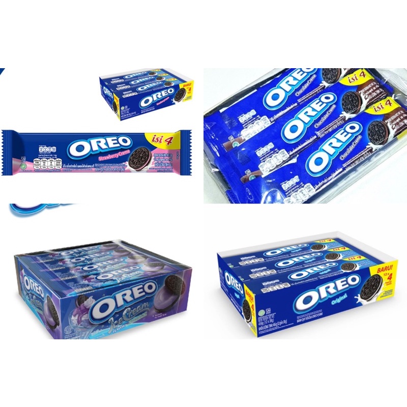 

Oreo Biskuit 38gr isi 12 pcs