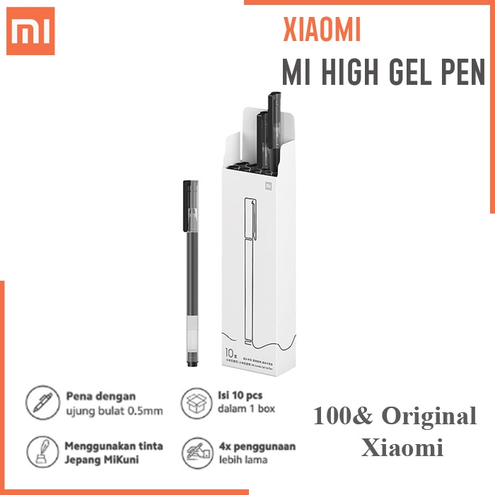 

Xiaomi Mi Pen High Capacity Gel Pen 10 Pcs Original
