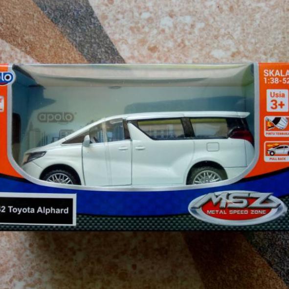 EJ Apolo Diecast Scala 1 42 Toyota Alphard Putih ➲ ✪