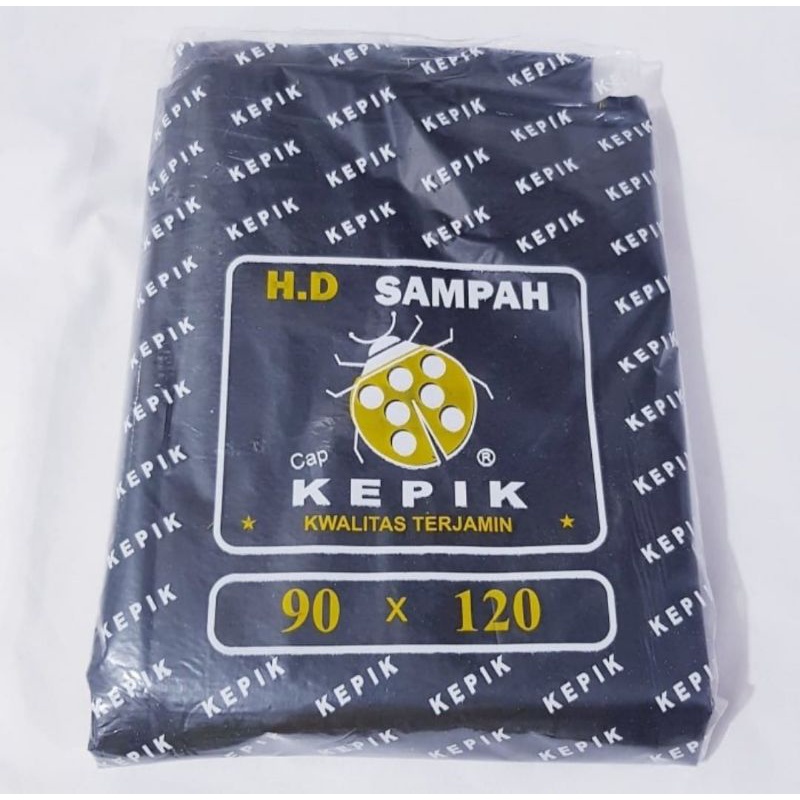 PLASTIK HD SAMPAH HITAM HARGA PER LEMBAR