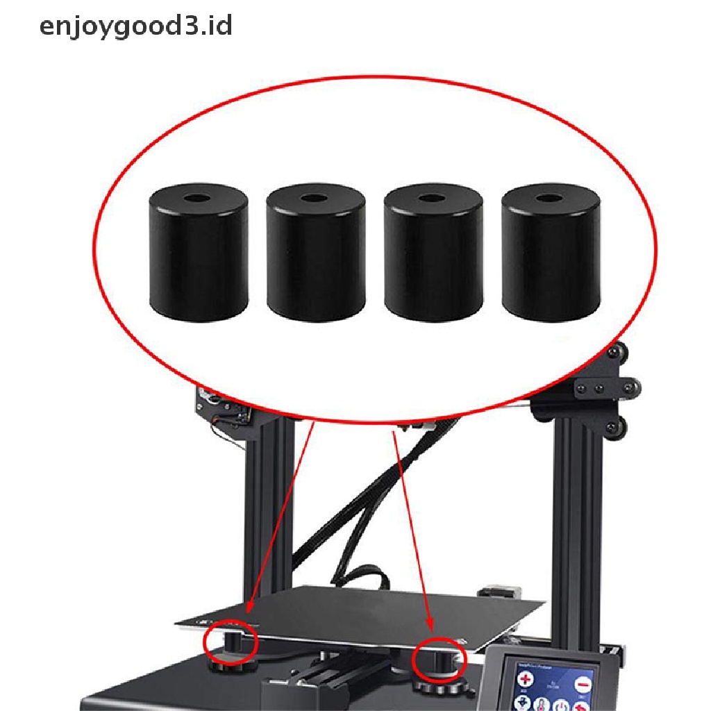 4pcs Spacer Hot Bed Untuk Printer 3d