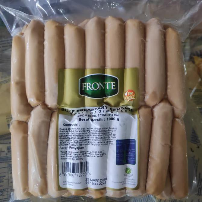 TERLARIS Sosis FRONTE sosis beef breakfast hotel