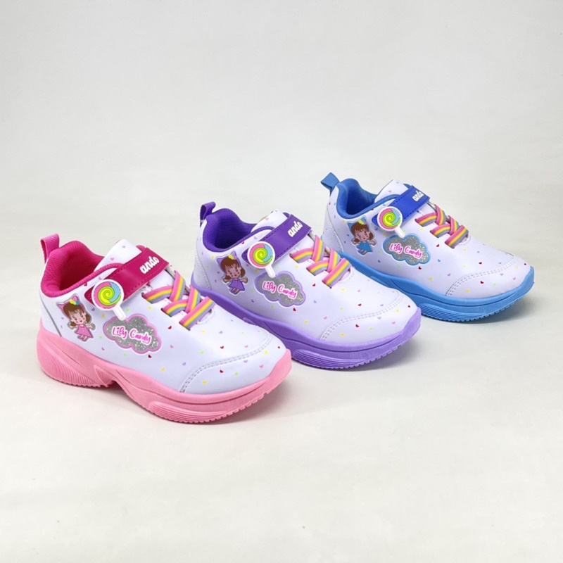 Sepatu Anak Kecil Perempuan ANDO FRIENDS / LILY CANDY / MAGICAL FLOWER (29-32)