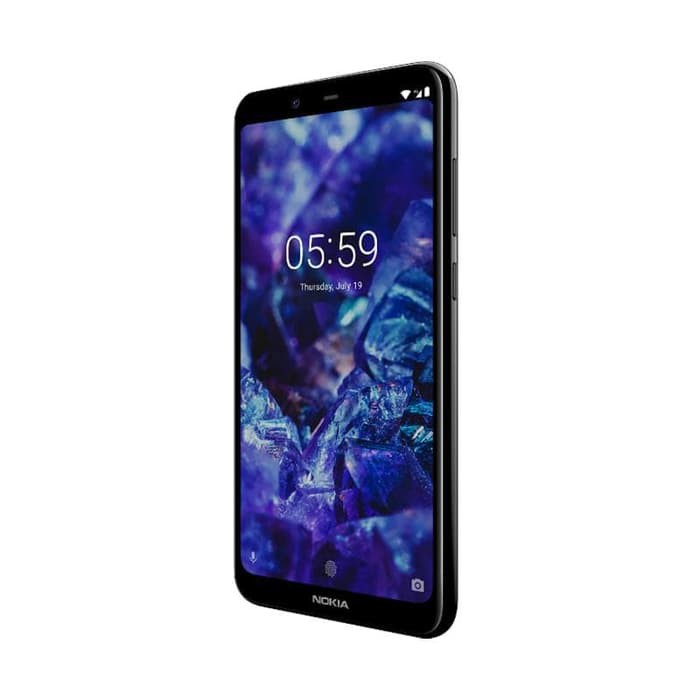 Nokia 5.1 Plus Smartphone - Gloss Black 3GB 32GB - Biru